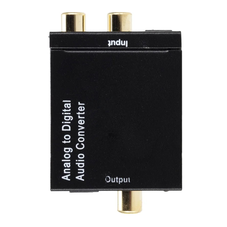 ADC Latest Analog To Digital Converter Optical Coax RCA Toslink Audio Sound Adapter SPDIF Adaptor for Apple TV for Xbox 360 DVD