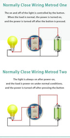40mm Metal Push Button Switch 1NO 1NC Momentary Reset Latching Lock Ring Power Supply With Lamp Waterproof Stainless Steel