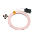 0~120mm Distance Wireless Power Supply Transmitter Coil Induction Type-c USB 5v + 5pcs Receiver Led Lamp DIY Model Toys