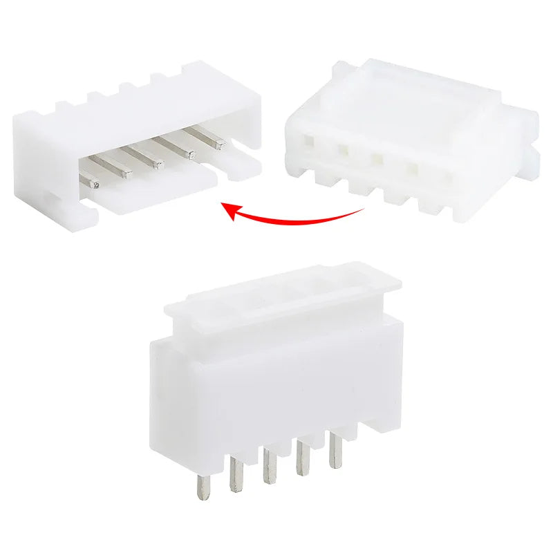 460/1550PCS Dupont Connector Kit JST-XH 2.54mm Set 2/3/4/5/6Pin Housing Adapter Male/Female Pin Header Terminal for Wire Cable