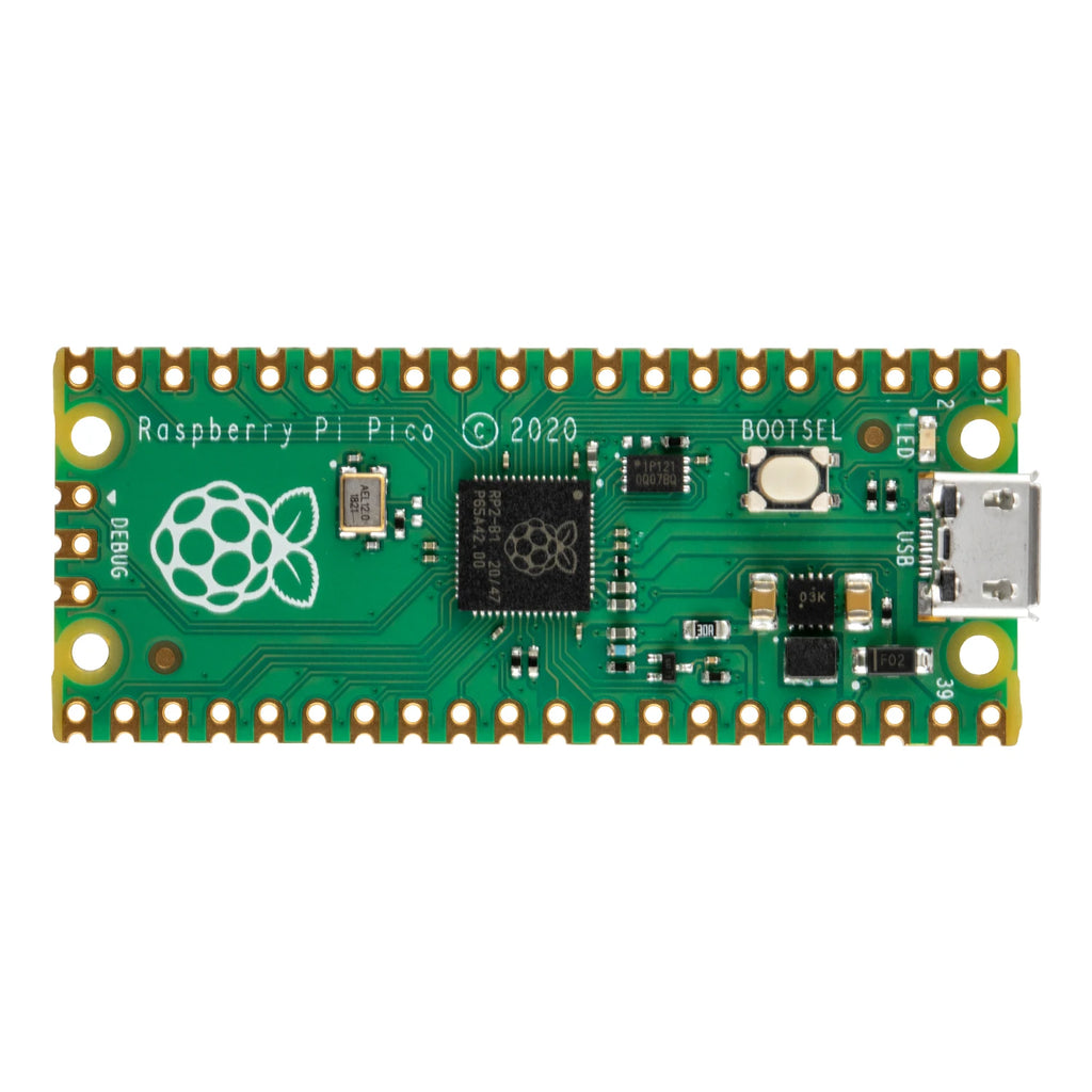 Official Raspberry Pi Pico Board RP2040 Dual-Core 264KB ARM Low-Power Microcomputers High-Performance Cortex-M0+ Processor