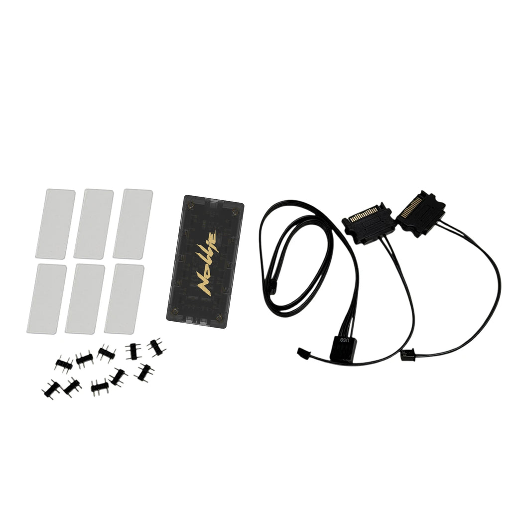 5V 3PIN ARGB Controller 8 Way Addressable ARGB Splitter Nollie SignalRGB OpenRGB for Computer PC Case Cooling Fans Light Strip
