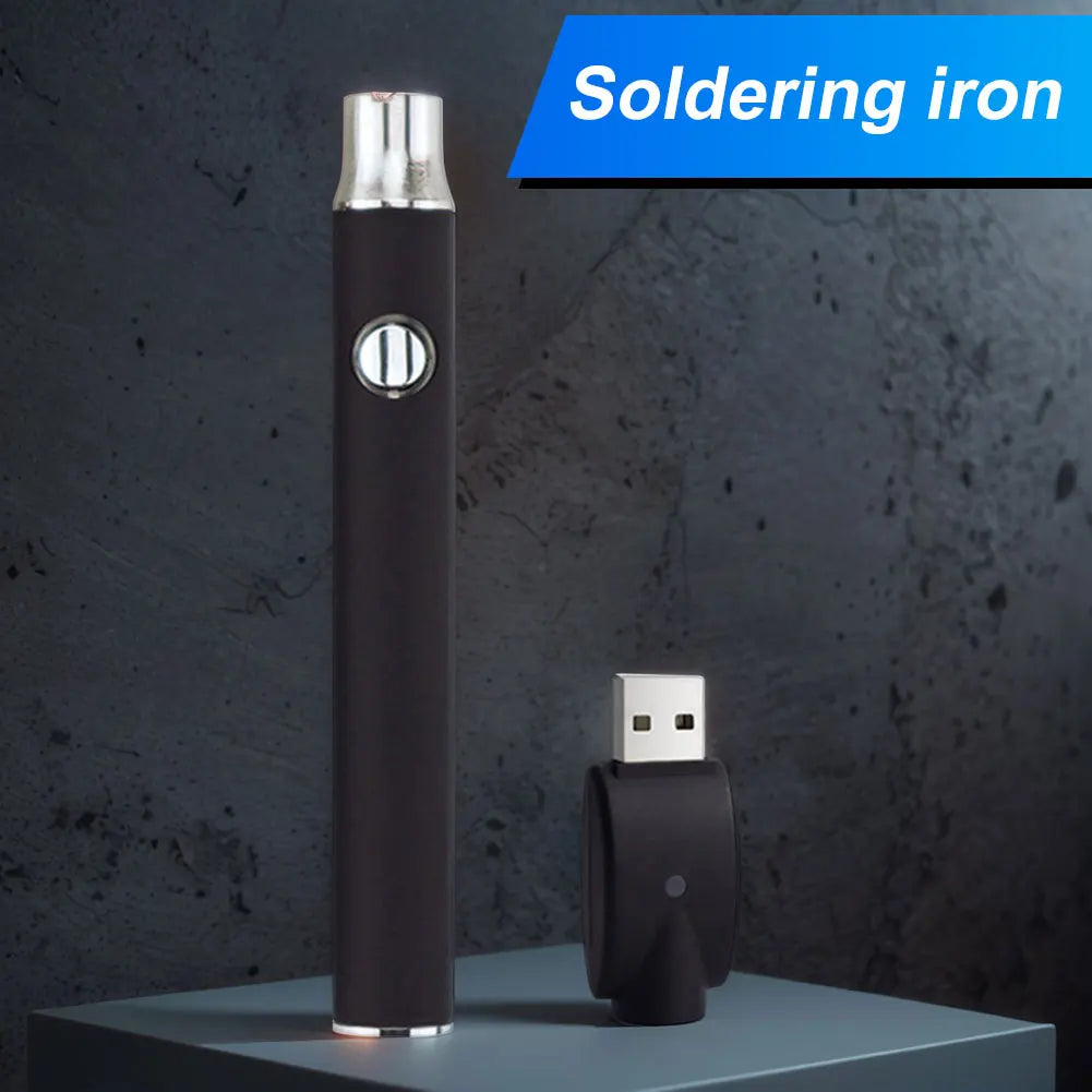 510 Thread Portable Electric Soldering Iron Pen with USB Charger 350/650/1100mAh Pen Solder Iron Heat Devices Welding Tool Kit