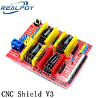 CNC Shield V3 Engraving Machine 3D Printer + 4pcs DRV8825 Or A4988 Driver Expansion Board For Arduino + UNO R3 With USB Cable