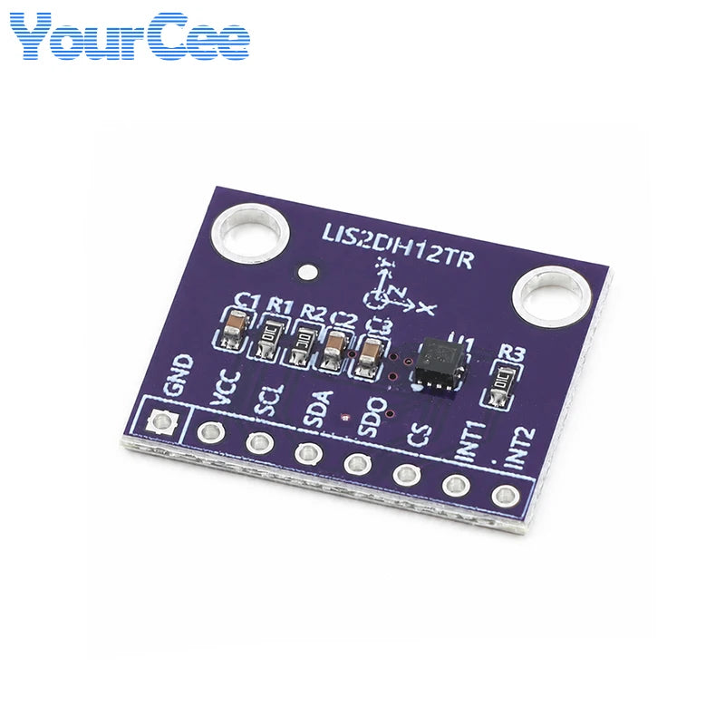 10pcs/1pc LIS2DH12TR Acceleration Module 3 Axis MEMS Accelerometer Motion Sensor Module Replace ADXL345 for Arduino