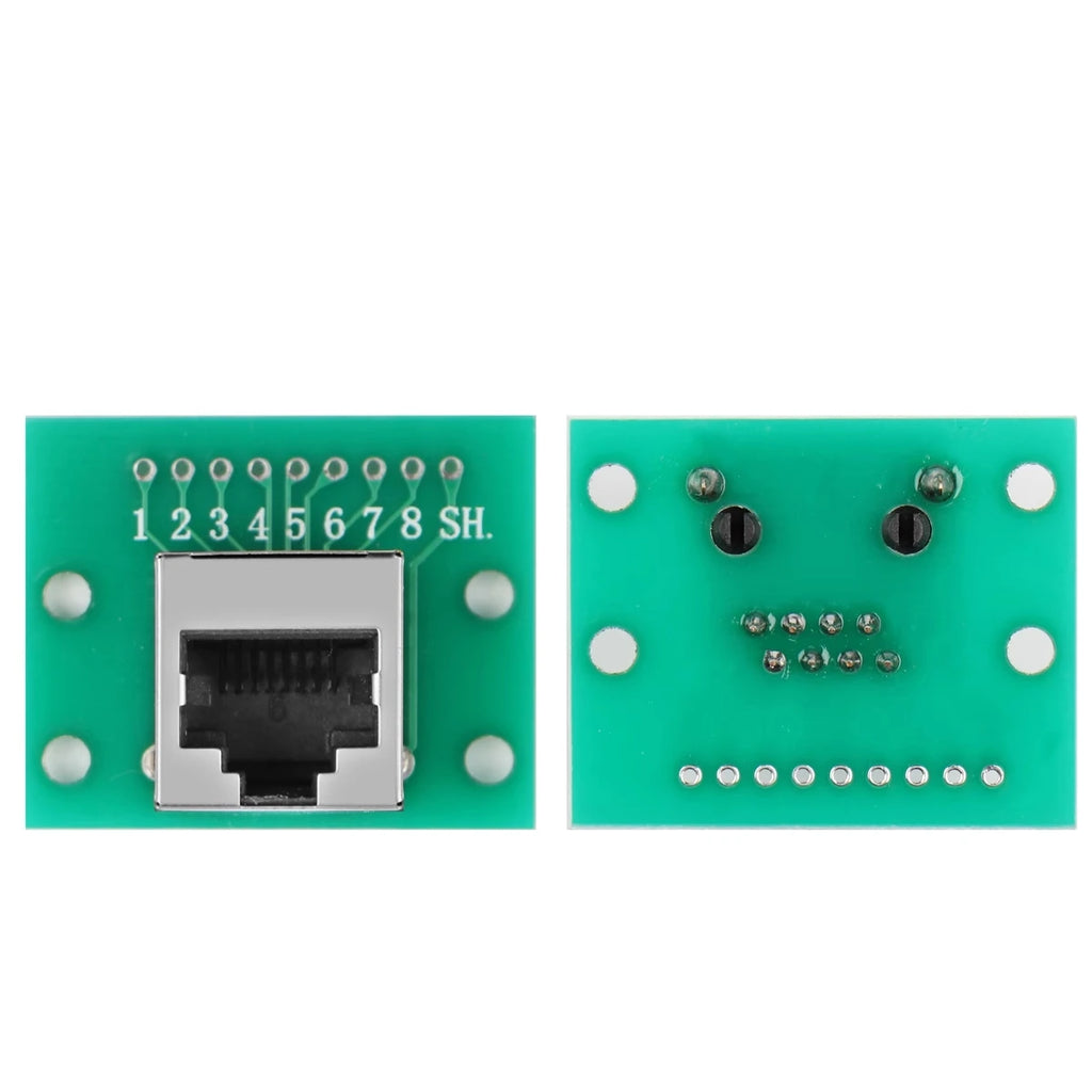 RJ45 Adapter Board To XH2.54 Modular Ethernet Connector Adapter Network Interface + Breakout Board + Pin Header Switch to beta