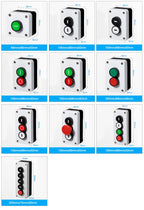 Arrow Symbol Indicating Start and Stop Self-Recovery Waterproof Button Switch Emergency Stop Industrial Hand-Held Control Box