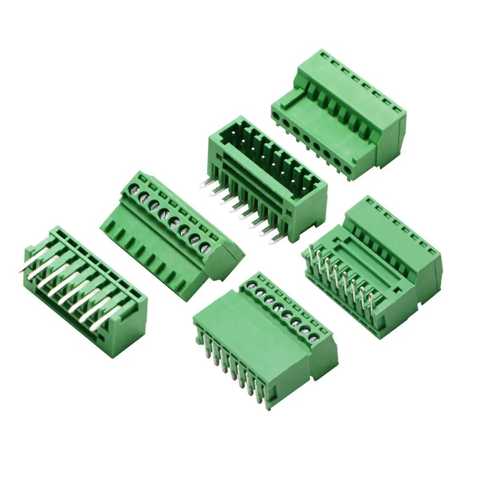 2.54mm Pitch KF2EDG PCB Screw Terminal Block 2P 3P 4P 5P 6P 7P 8P 9P 10Pin Male Plug Female Socket Pin Header Wire Connector