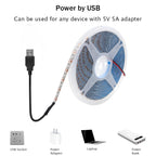 DC 5V USB LED Strips 2835 Warm Cold White LED Strip Light TV Backlight Lighting Tape for Room Decor 0.5m-5m LED String Light