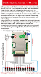 Small Type 3.2V LiFePO4 3.7V Li-ion 20A 30A 40A 50A Electric Bike Smart BMS 7S-14S 24V 36V 48V with UART BT
