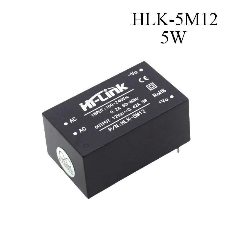 220V to 5V/3.3V/9/12V/24V 3W 5W Mini Power Supply Module Step Down Buck Module AC to DC HLK-5M03/09/12/24 HLK-PM03/09/0612/24