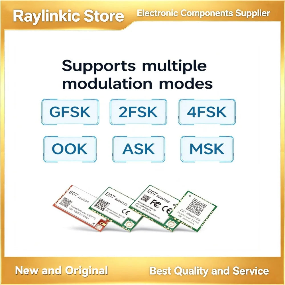 CC1101 Wireless RF Module E07-900MM10S E07-900MM10S E07-900MBL-01 E07-M1101D-SMA433Mhz E07 Module SPI Wireless Module