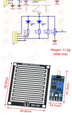 DIYTZT Raspberry pi 2 3 The Sensors Module Package HC-SR04 501 DHT11 DS3231 KY-008 Sound Rain Soil Sensors for Arduino KIT