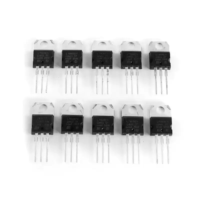 50PCS TO-220 MOSFET Transistor Kit IRFZ44N IRF510N IRF540N Assorted N-Channel Power MOS Tube Electronic Components Set