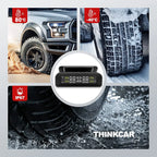 E-ACE K07 TPMS Solar Sensor Intelligence Wireless Tire Pressure Monitoring System Temperature Warning With 4 Sensors
