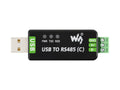 Waveshare USB To RS485 (C) Industrial Grade Isolated Bidirectional Converter, FT232RNL Chip, Onboard Isolated Transceiver