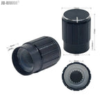 2pcs Tone Top 6mm Shaft Guitar Volume Aluminum Knob For Potentiometer Volume Control Rotary Knobs Diameter 13mm 15mm 26mm