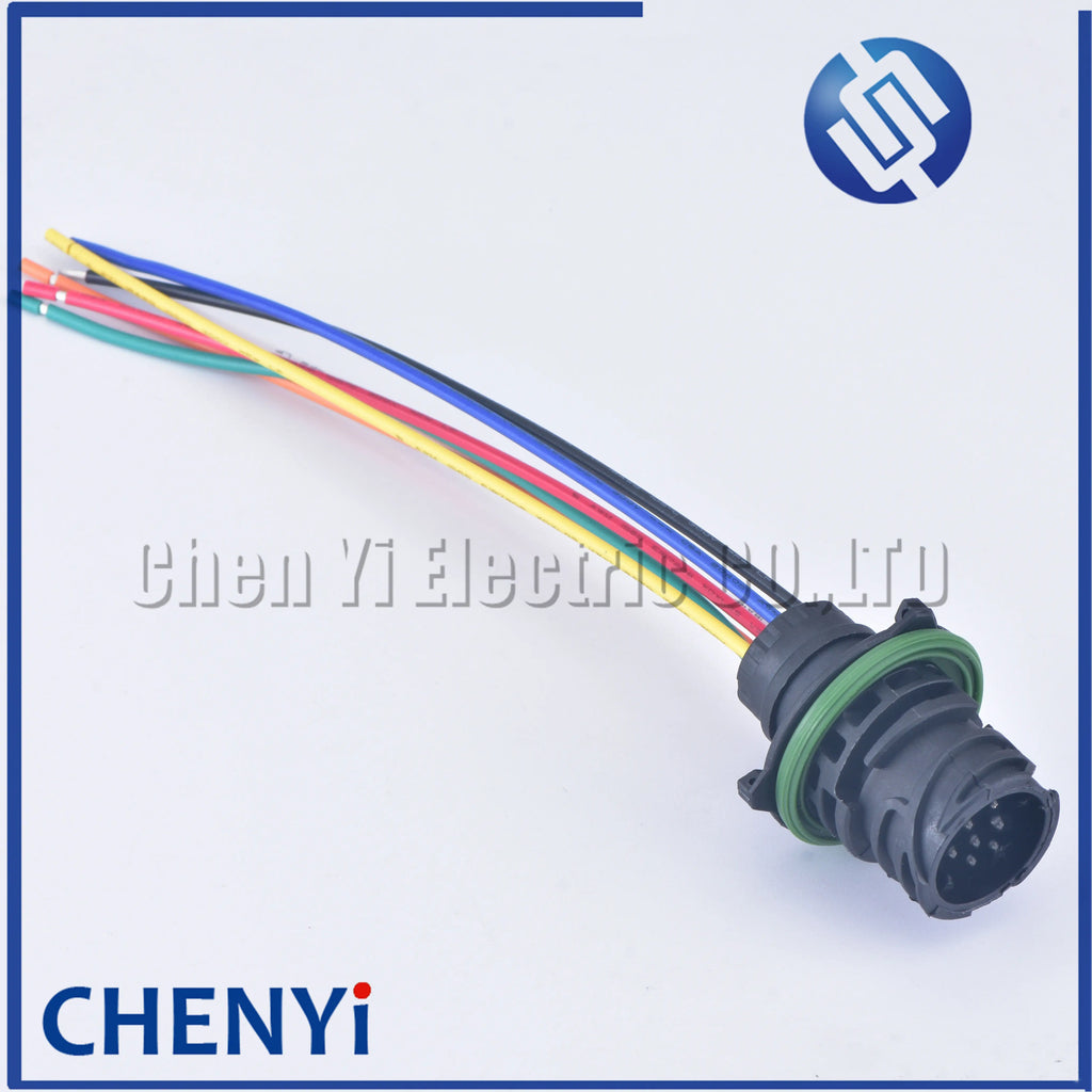 7 Pin 1.5mm BU-STE KPL CIRCULAR DIN HOUSINGS Connector 968421-1 967650-1 1718230-1 For Truck Tail Light Connector