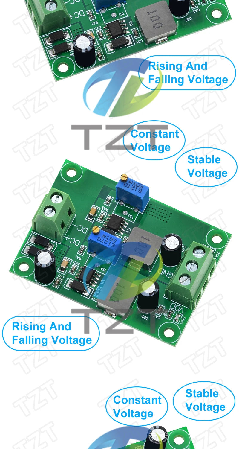 Positive Negative Voltage Stabilizing Power Supply Module Low Ripple Linear Adjustable Stabilizing Voltage Regulator DC 5.5V-35V