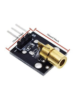 10pcs KY 008 Laser Head Sensor Module 650nm 5V Dot for Arduino UNO R3 Laser Pointer DIY Project
