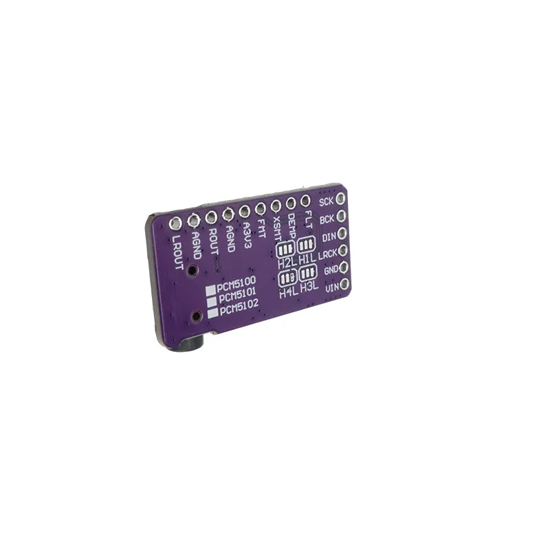 New I2S PCM5102A DAC Decoder GY-PCM5102 I2S Player Module for Raspberry Pi PHAT Format Board Digital PCM5102 Audio Board DIY