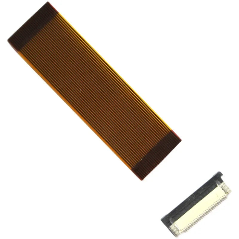 Yellow FFC FPC Flat Flexible Cable 0.5mm Pitch 6P/8P/10P/18P/24P/30P/34P/40P/50P/60P/68P/80Pin for LCD Screen Line