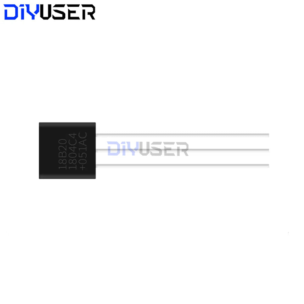 DS18B20 Temperature Sensor Waterproof Probe 100cm Cable, -55°C to +125°C, Stainless Steel
