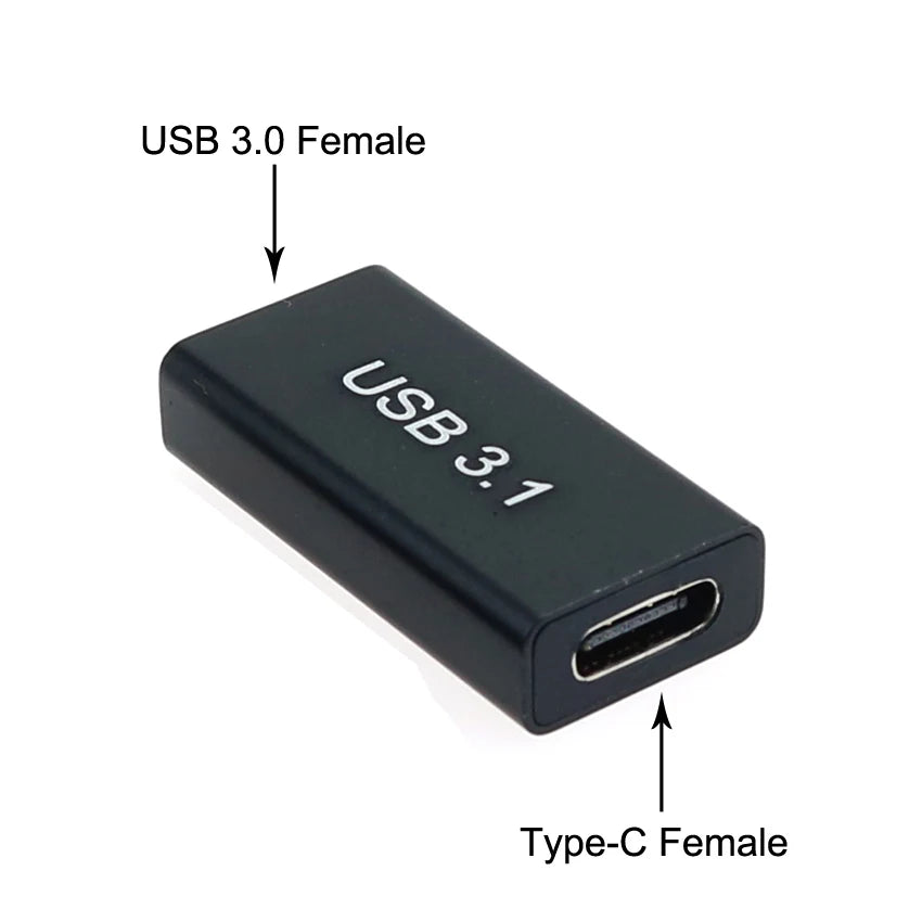 YuXi USB 3.0 Connector To Type C Male Female Adapter OTG USB Converter For SSD HDD Cable Extender USB3.0 Extension Plug