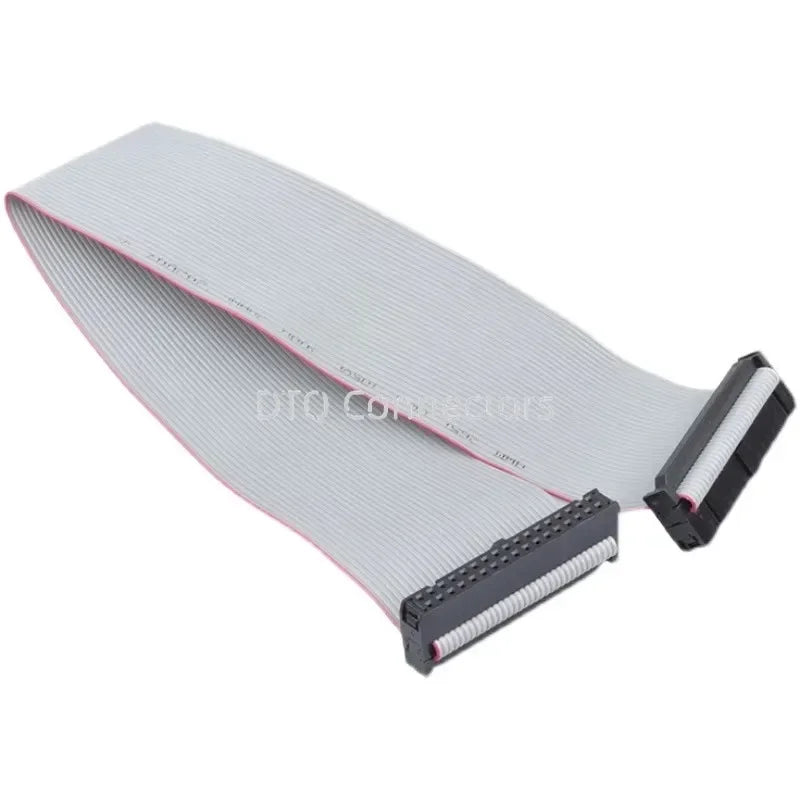 1pcs 2.0mm Pitch FC 6/8/10/12/14/16/18/20/24/26/30/34/40/44/50 Pin Gray Flat Ribbon Data Cable 10-50cm For DC3 IDC Male Header