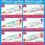 Flux 100% Original KELLYSHUN PCB Soldering Flux 10ml Needle Tube Welding Flux No-Clean Soldering Paste NC 559 558 652 Solder