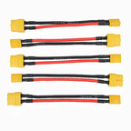XT30 To XT60 Male/Female RC Lipo Battery Adapter 10CM Cable 14AWG Silicone Wire for FPV RC Car Accessories CineLog35 Drone Parts