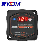 Smart Dual Battery Smart Isolator 12V 140A Digital Voltage Sensitive Relay VSR Split Charge For Camper Car RV
