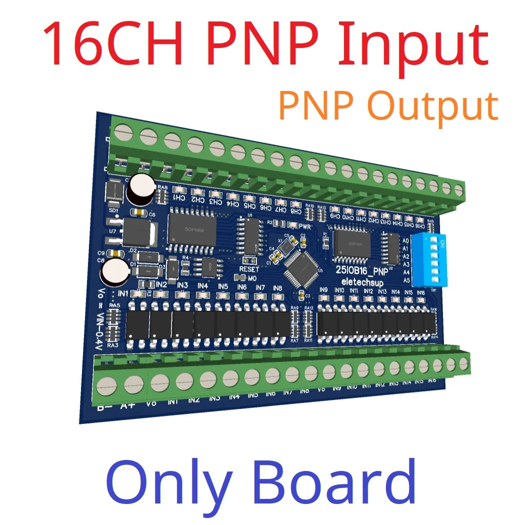 RS485 Remote IO Expansion Board 8/16/32 DI-DO Modbus DMOS PNP Output & NPN/PNP Input Module PLC
