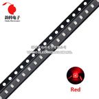 SAMIROB 100pcs/Lot 0805 SMD LED White Ice Blue Red Blue Yellow Green Orange Warm White Pink Purple RGB 2012 Light Emitting Diode