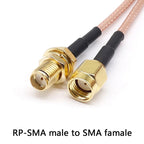 Antenna Extension Cable SMA-JK SMA Male to Female Inner Screw Inner Hole to Outer Screw Inner Needle RG316 Adapter Cable 1