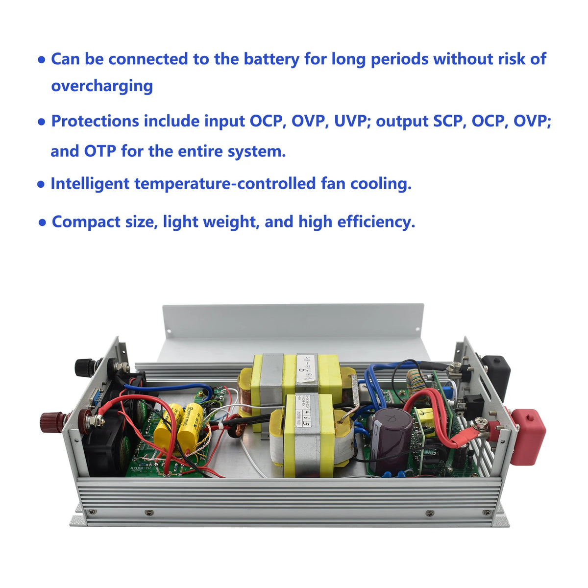 High Efficiency Isolated DC DC Converter 300V-500V to 48V 4000W with 95% Efficiency for Motor & Air Conditioner Applications