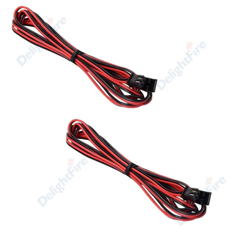 SM JST Cable Connector 60/100cm 22AWG 20AWG Extension 2 3 4 Pin Female Male Wire Connector Cable For LED Strip Light CCTV Lamp