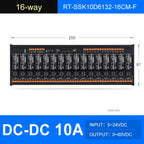 ENMG DC Inline 2 4 6 8 10 12 16-Way Solid State Relay Module RT-SSK Non-contact DC PLC AC Amplifier Board 5-24V Fuse Protections