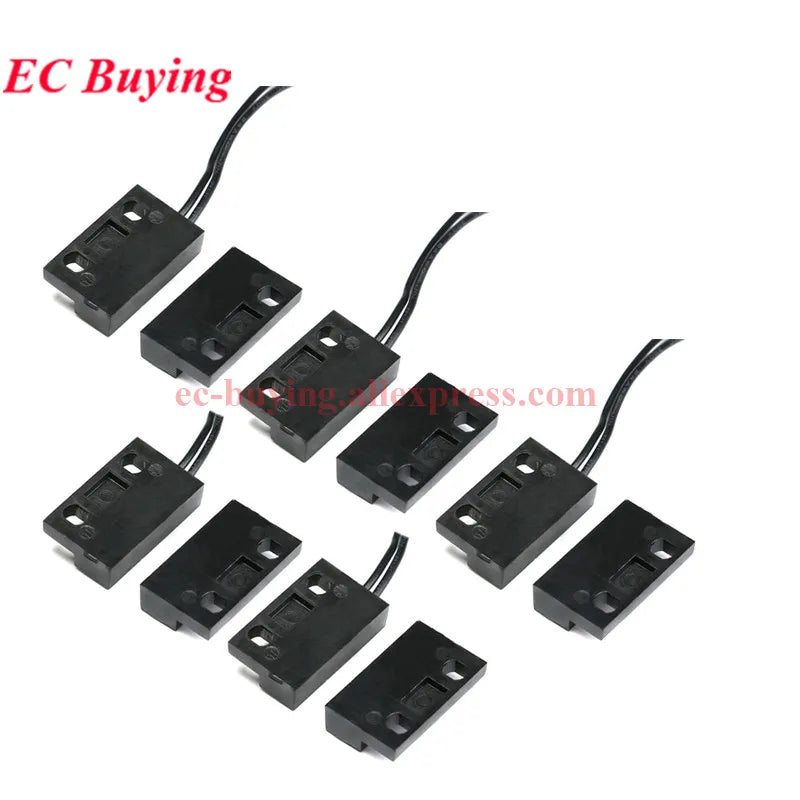 1-10Pcs PS-3150 Reed Switch Sensor PS3150 Normally Open NO Proximity Magnetic Door Window Contacts 30cm Wire Inductance Distance