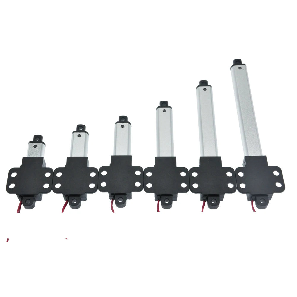 6V 12V 24V Solid Customized Micro Linear Actuator motor actuador lineal 10/21/30/50/75mm stroke Robotics Home Automation