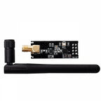 1-10PCS NRF24L01+PA+LNA Wireless Transceiver RF Transceiver Module 2.4G 1100m with Antenna NRF24L01+ Breakout Adapter with 3.3V