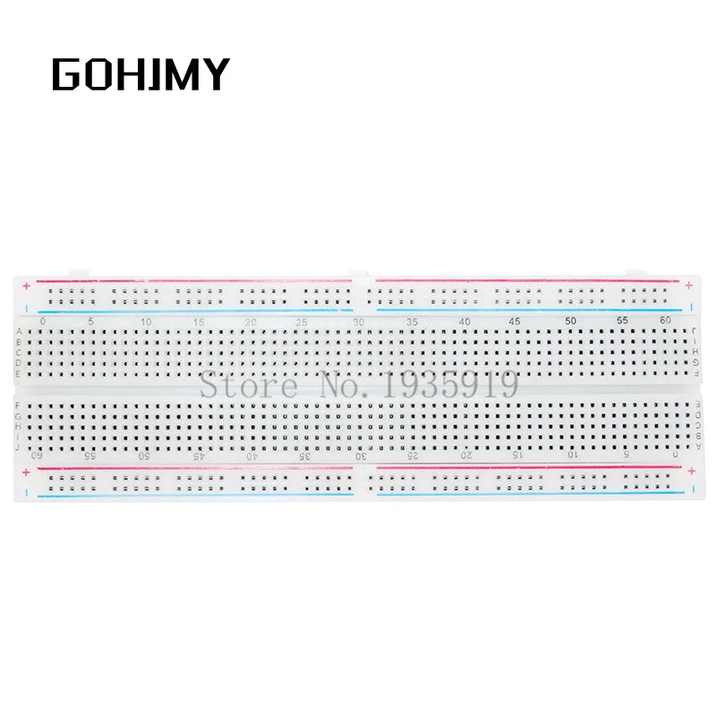 3.3V/5V MB102 Breadboard power module+MB-102 830 points Prototype Bread board for arduino kit +65 jumper wires wholesale GOHJMY