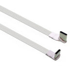 20CM 30CM 10CM 5CM USB 2.0 Type-C Flat Cable Extension FPC Cable USB 2.0 USB-C 90° Up/Down Angled Plug 5CM-1M