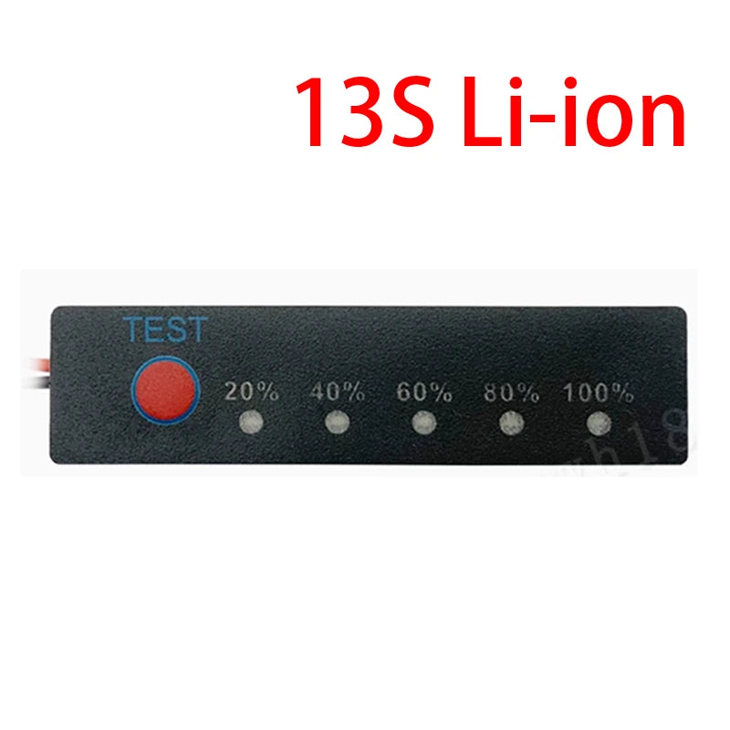 1-24S 7S 8S 10S 13S LifePO4/Li-ion Battery Packs Capacity Indicator Meter Power Level Tester Module Display Board Panel