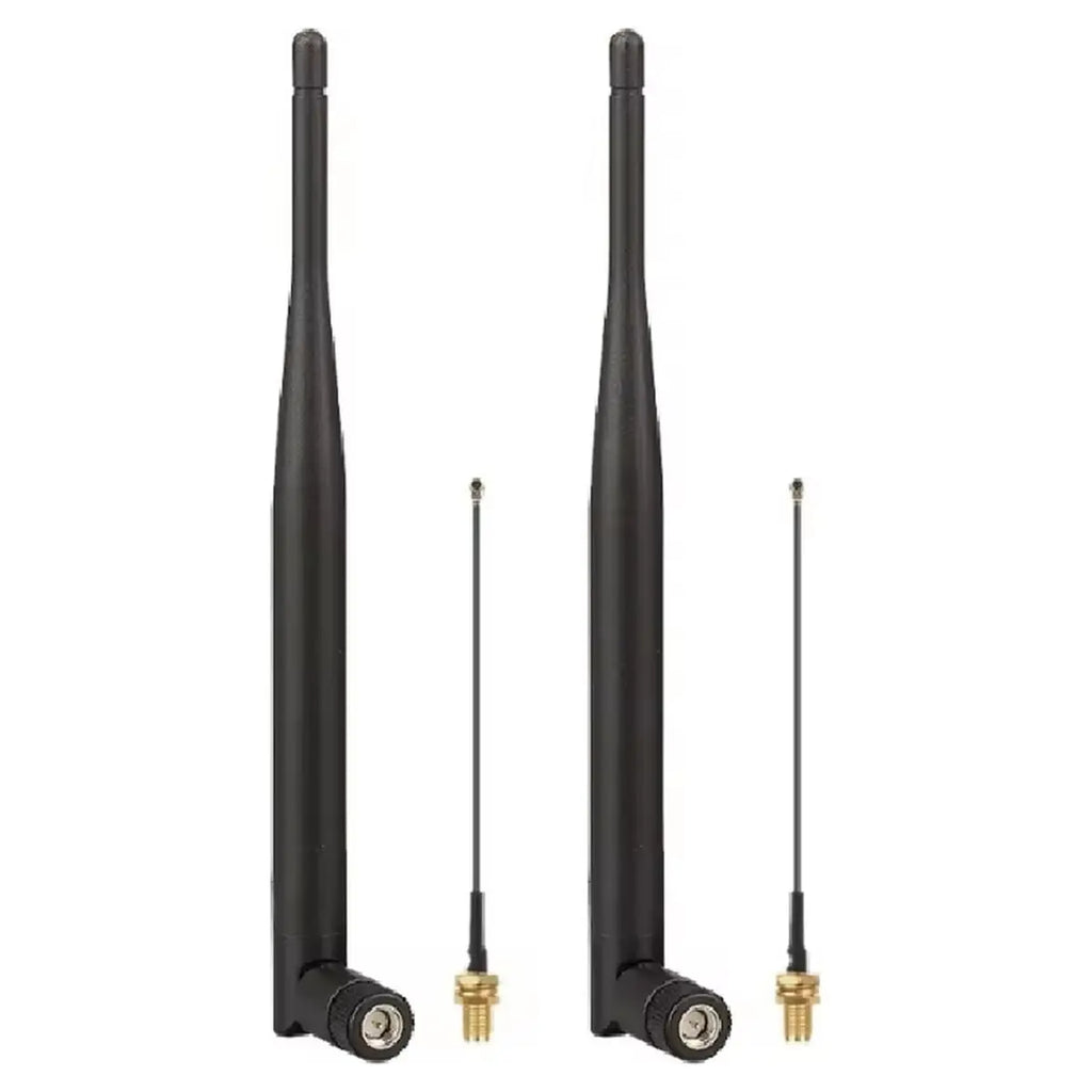 AU61-SMA To U. FL Connector 10CM 5Dbi Lora 868Mhz 915Mhz Antenna 2PCS For Meshtastic Lorawan Board Cable