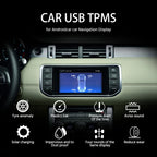 Smart Android Navigation Dedicated Car Mounted USB Tire Pressure Monitoring System TPMS Tire Pressure And Temperature Detection