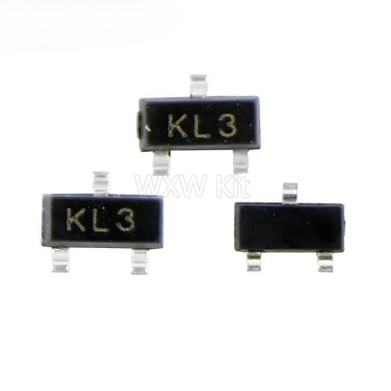 100pcs/lot New BAT54C KL1 BAT54S KL2 BAT54 KL3 BAT54A KL4 Schottky Diode SOT23
