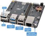 Raspberry Pi CM5 IO board NAS 2xNVMe dual Ethernet X1500