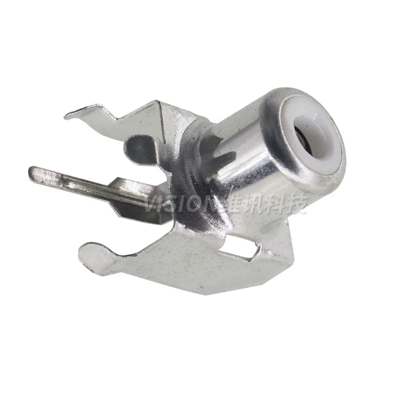 5/10Pcs RCA AV With The Core Socket Hole Seat PCB Soldering Audio Video Jack Lotus Seat AV1-8.4-3B White/Yellow/Red