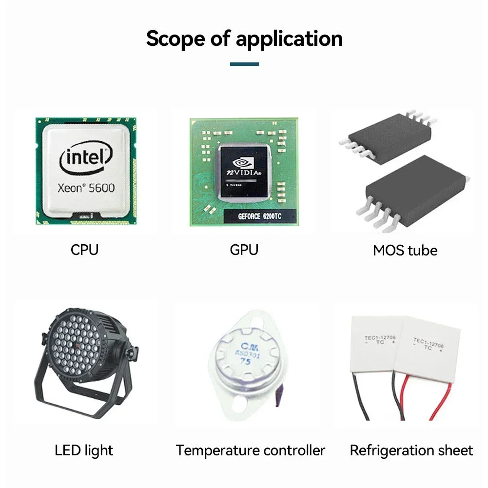 3/5/7/15/30g 4.8W/M-K High Performance Thermal Grease Syringe Thermal Grease Paste GD900 Heatsink Compound Grease For CPU CN30